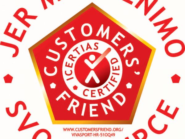 ViVA SPORT​ je dobio certifikat “Customers’ Friend”