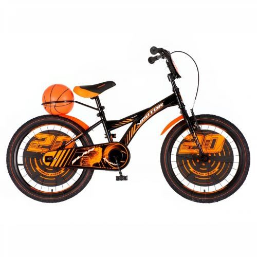 BICIKL VISITOR 20 BASKET CRNO NARANČASTI 115-135 CM Cijena
