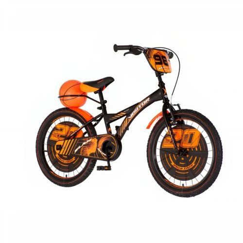 BICIKL VISITOR 20” BASKET CRNO NARANČASTI 115-135 CM Cijena Akcija