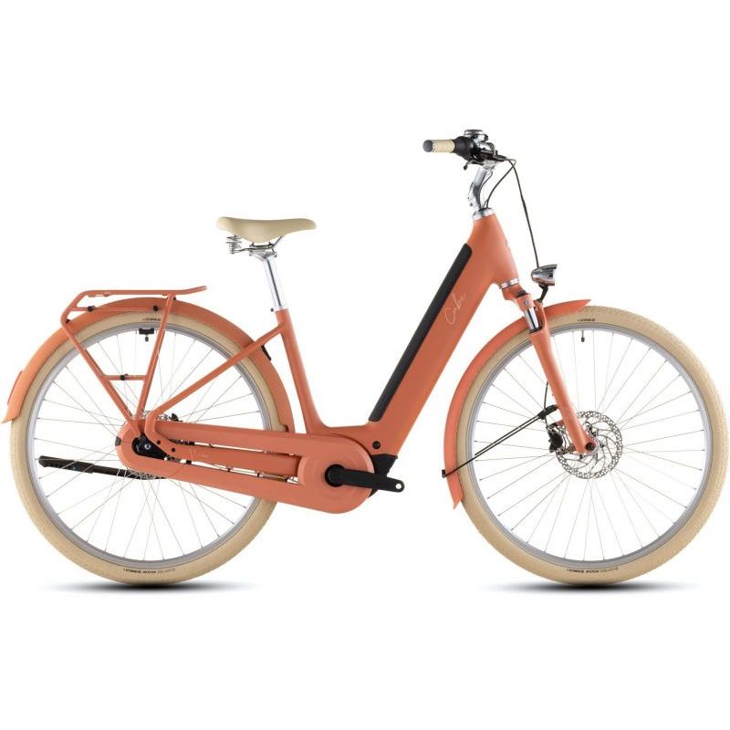 CUBE ARUBA HYBRID 600 PAPAYA´N´CREME 2026 EASY ENTRY, 46 cm