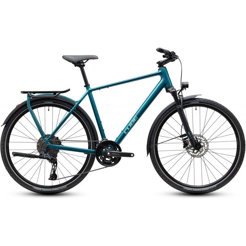 CUBE KATHMANDU EXC METALLICPETROL´N´SEA 2027, 58 cm