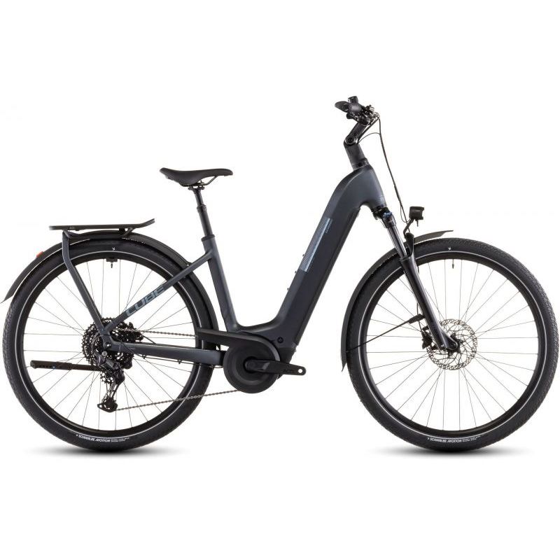 CUBE KATHMANDU HYBRID ONE 800 METALLICGREY´N´GREY 2026 EASY ENTRY, 50 cm