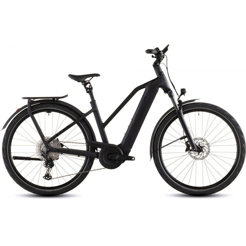 CUBE KATHMANDU HYBRID PRO 800 COAL´N´BLACK 2026 TRAPEZE, 46 cm