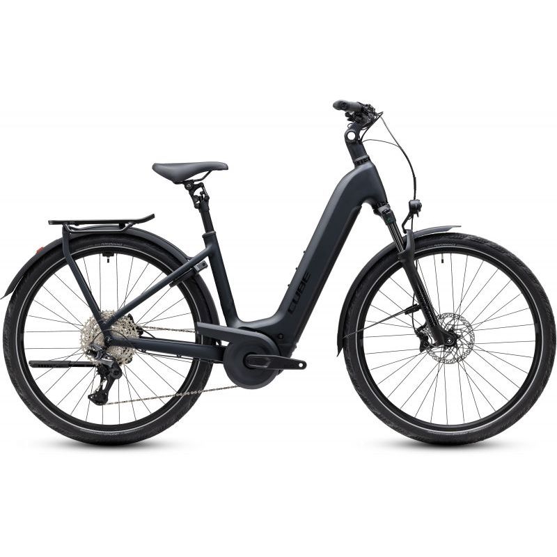 CUBE KATHMANDU HYBRID PRO 800 COAL´N´BLACK 2027 EASY ENTRY, 46 cm