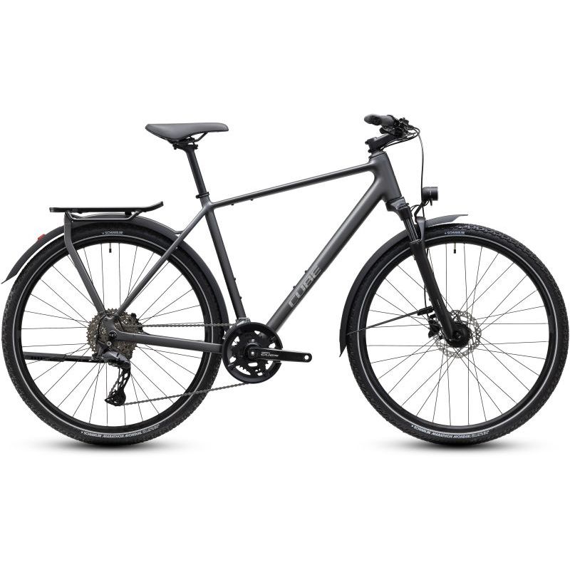 CUBE KATHMANDU PRO SLABGREY´N´CHROME 2027, 58 cm
