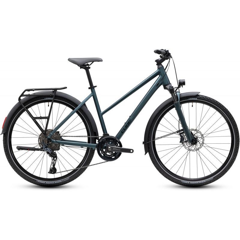 CUBE NATURE SLX FE INDIGOMETALLIC´N´BLACK 2027 TRAPEZE, 46 cm