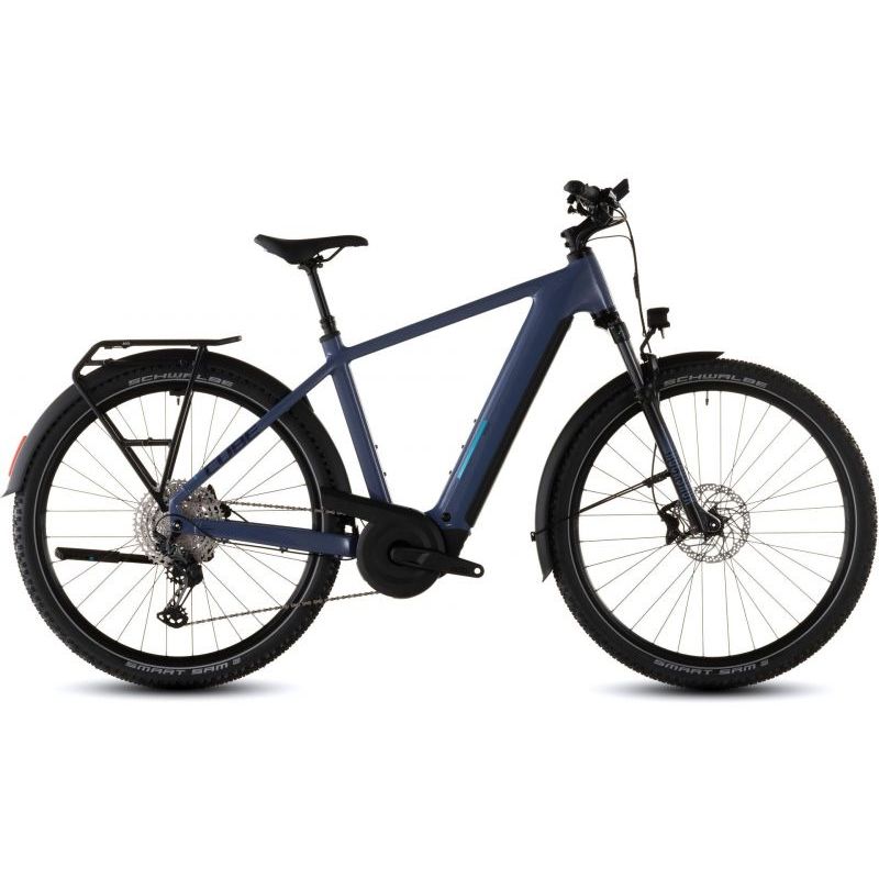 CUBE NURIDE HYBRID EXC 800 JEANSBLUE´N´BLUE 2026, 54 cm