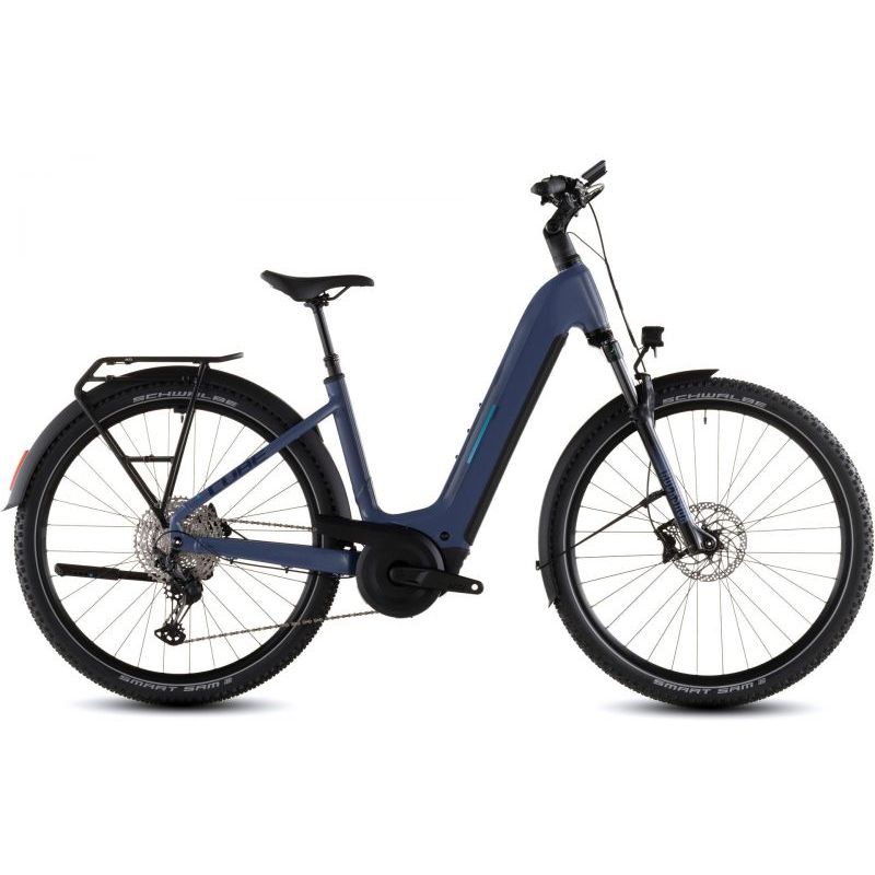 CUBE NURIDE HYBRID EXC 800 JEANSBLUE´N´BLUE 2026 EASY ENTRY, 50 cm