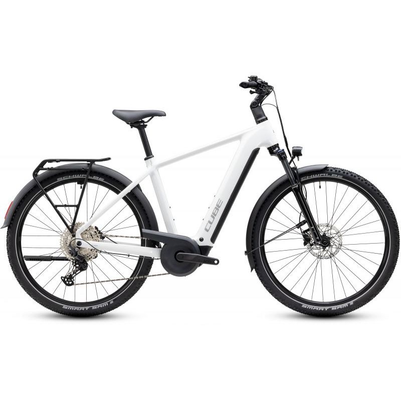 CUBE NURIDE HYBRID PERFORMANCE 720 METALLICWHITE´N´GREY 2027, 54 cm