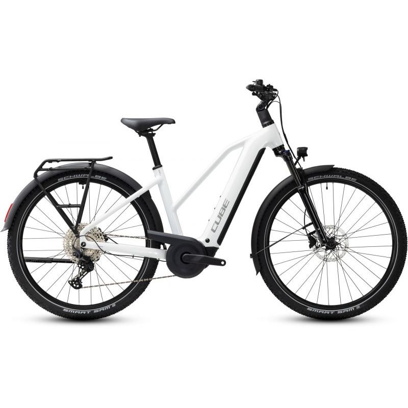 CUBE NURIDE HYBRID PERFORMANCE 720 METALLICWHITE´N´GREY 2027 TRAPEZE, 50 cm