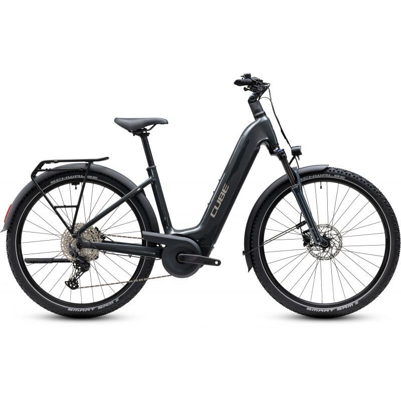 CUBE NURIDE HYBRID PERFORMANCE 720 SHADOWGREY´N´GREY 2027 EASY ENTRY, 54 cm