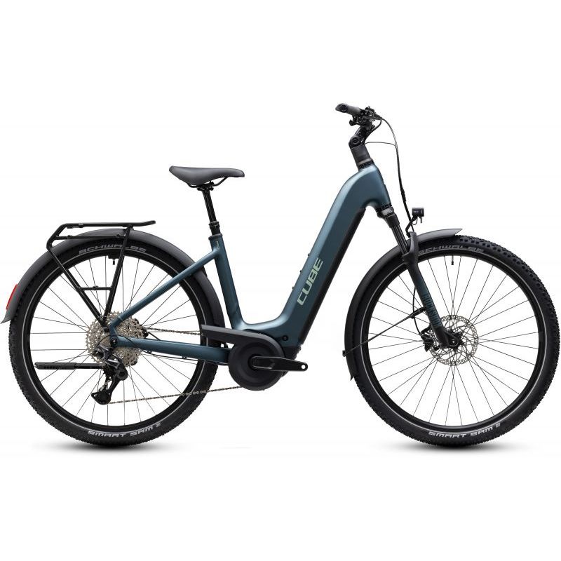 CUBE NURIDE HYBRID PRO 800 DEEPTEAL´N´BLUE 2027 EASY ENTRY, 46 cm