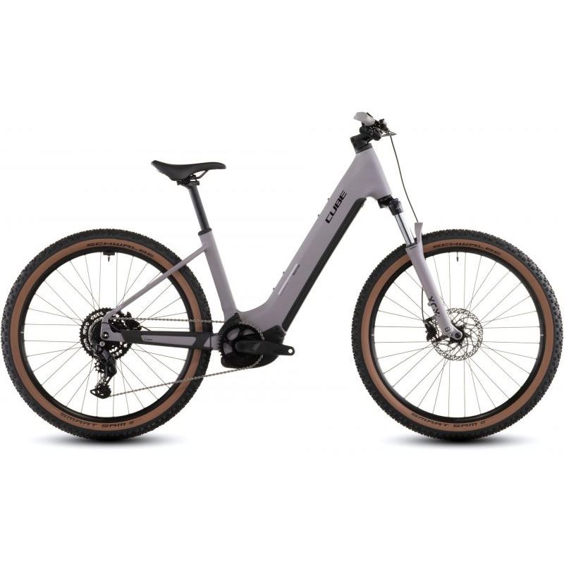 CUBE REACTION HYBRID PERFORMANCE 600 PLUMGREY´N´BLACK 2026 EASY ENTRY, L