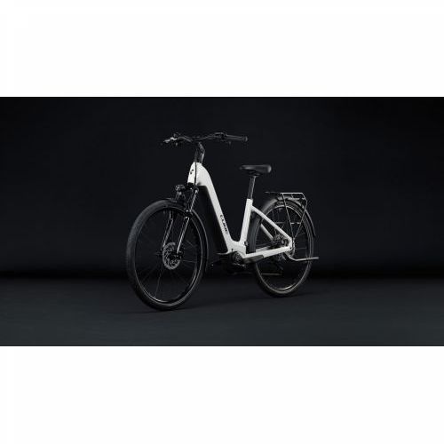 CUBE TOURING HYBRID ONE 600 METALLICWHITE´N´CHROME 2027 EASY ENTRY, 58 cm Cijena Akcija