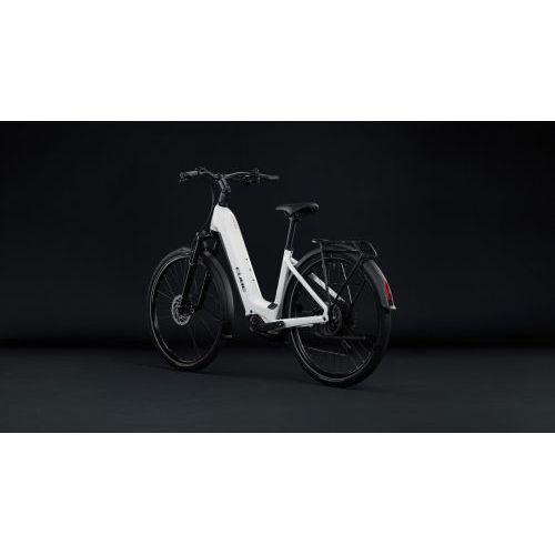 CUBE TOURING HYBRID ONE 600 METALLICWHITE´N´CHROME 2027 EASY ENTRY, 58 cm Cijena Akcija