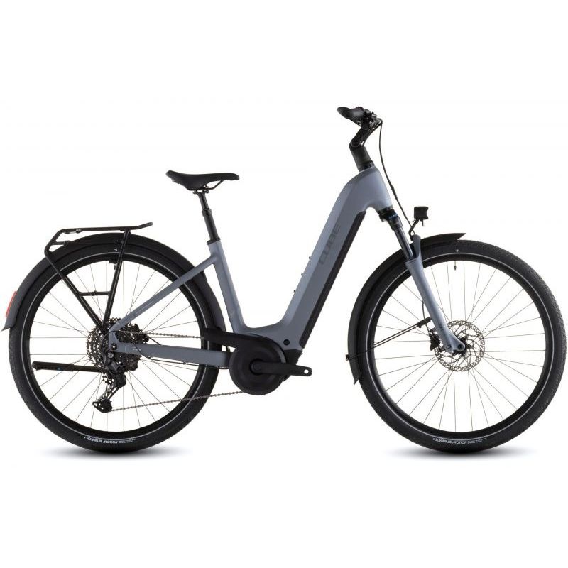 CUBE TOURING HYBRID PRO 800 PEARLGREY´N´GREY 2026 EASY ENTRY, 58 cm