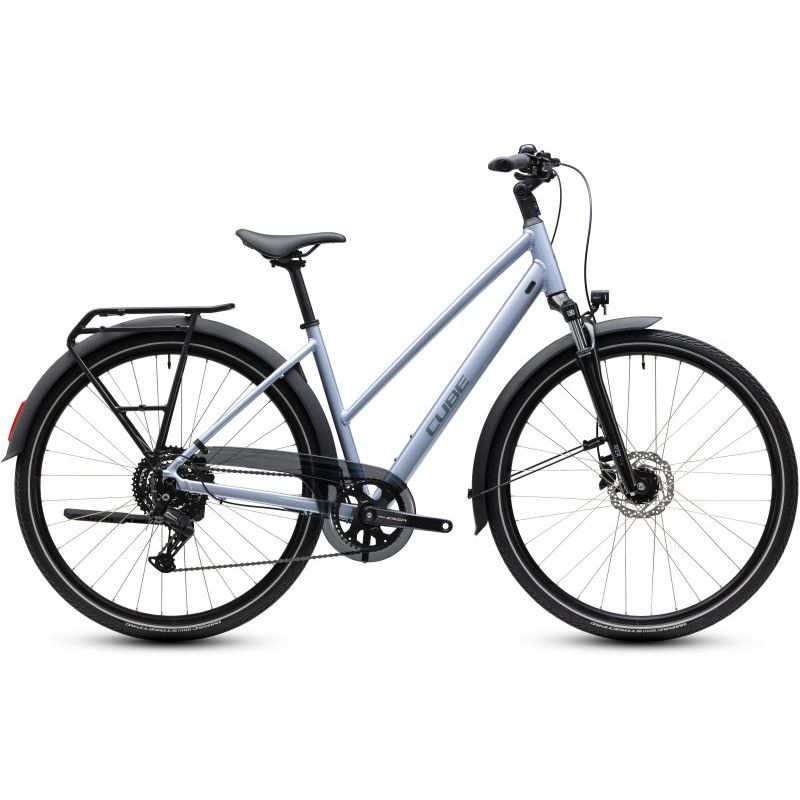 CUBE TOURING ONE SILVERBLUE´N´REFLEX 2027 TRAPEZE, 50 cm