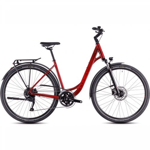 CUBE TOURING PRO MAROON´N´PEARL EASY ENTRY 2025, 45 cm Cijena Akcija