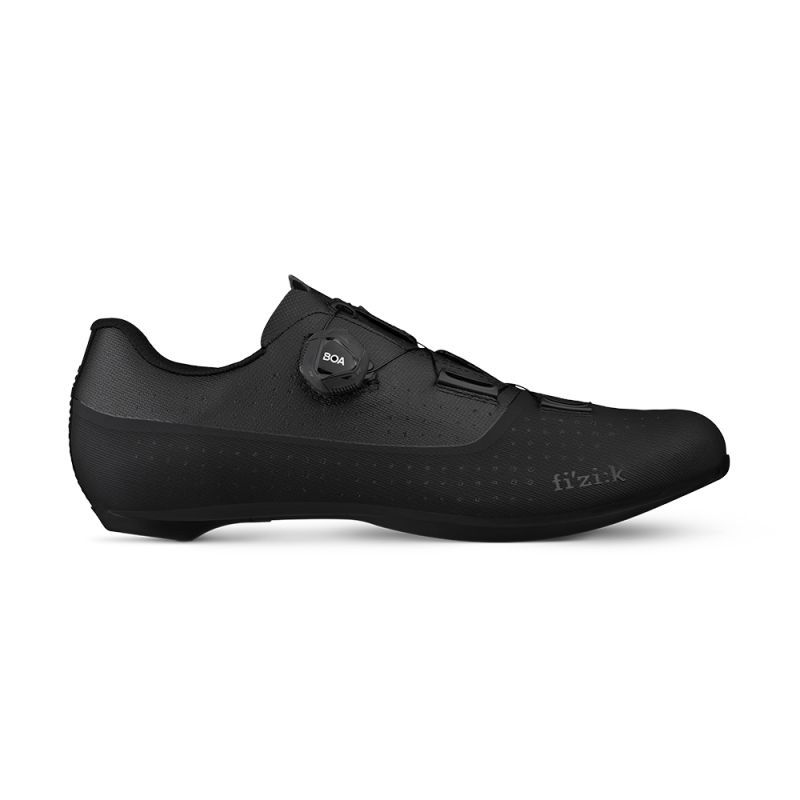 FIZIK SHOES TEMPO OVERCURVE R4 WIDE BLACK - BLACK (TPR4OXW1K1010) 38,5