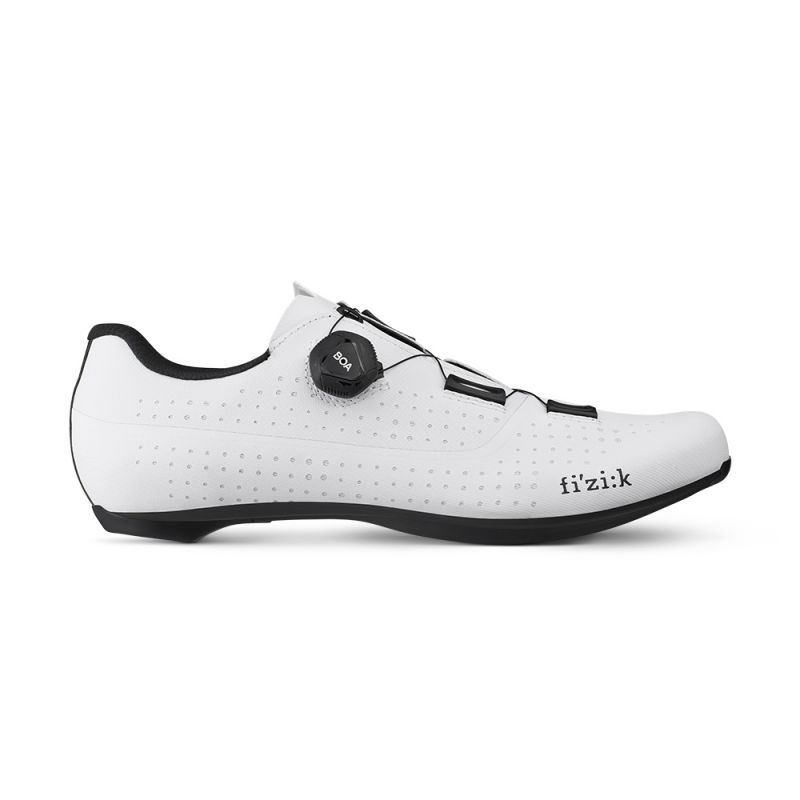 FIZIK SHOES TEMPO OVERCURVE R4 WIDE WHITE - BLACK (TPR4OXW1K2010) 38