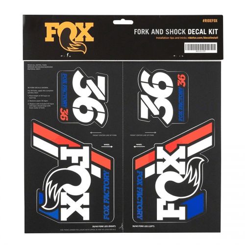 FOX 803-01-339 DECAL 2019 AM HERITAGE FORK AND SHOCK KIT RED WHITE BLUE Cijena