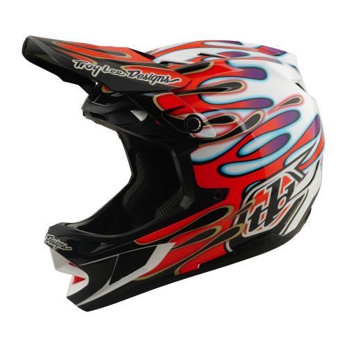 TLD HELMET D4 COMPOSITE MIPS OVERSPRAY WHITE / RED (14003000) M Cijena